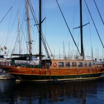 Photo d'un bateau au port de Cambrils