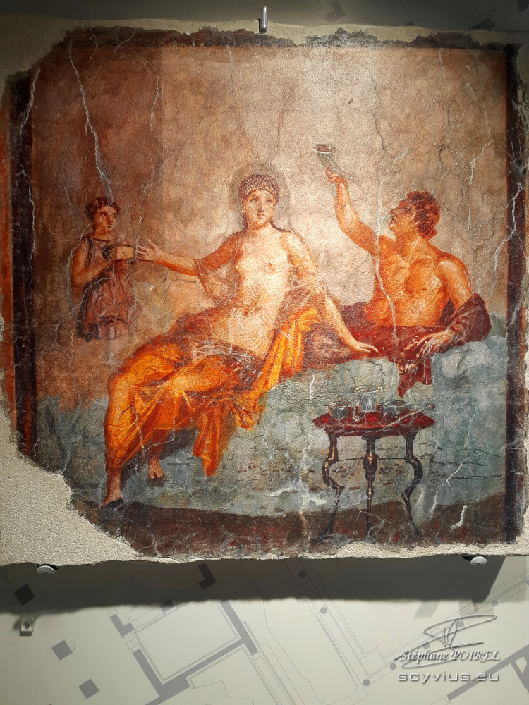 Fresque musée Herculanum