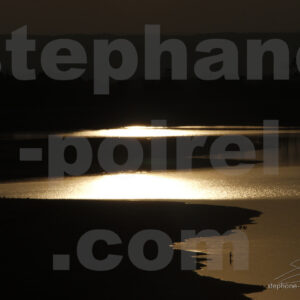 Coucher de soleil sur le lac de Saint-Féréol