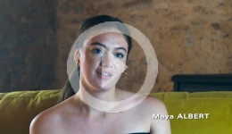 Interview de Maya Albert lors du lancement de sa marque ALCAEN