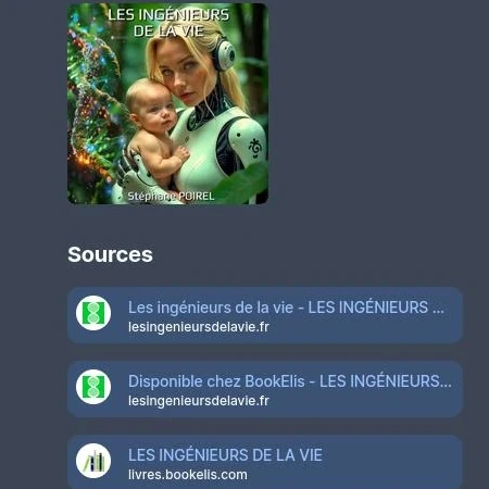 Une IA résume le roman Les ingénieurs de la vie