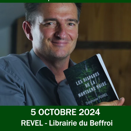 Séance de dédicace Les disparus de la Montagne Noire à Revel