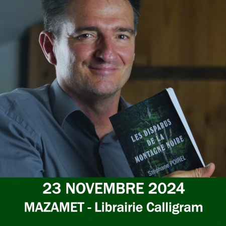 Séance de dédicace à la librairie Calligram à Mazamet