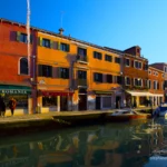 Couché de soleil à Burano