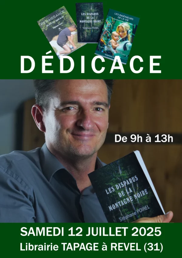 Dédicace à la librairie Tapagele 12 juillet 2025