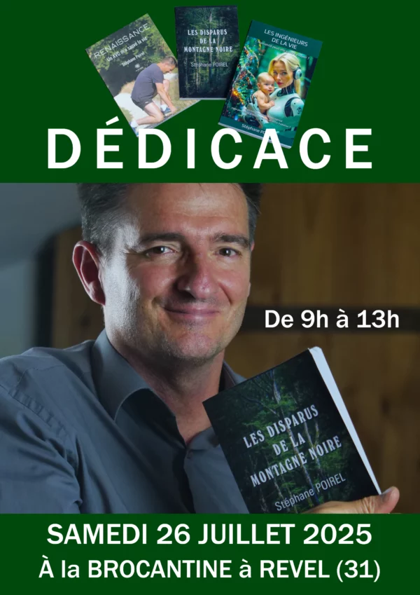 Dédicace à la Brocantine 26 juillet 2025