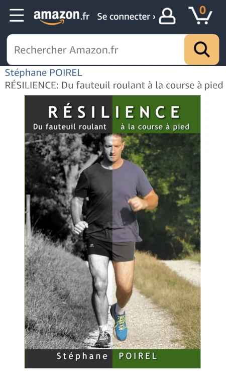 Nouvelle couverture Résilience chez Amazon