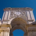 Arc de triomphe rue Augusta à Lisbonne