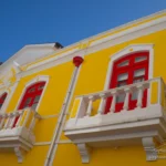 Façade au centre ville d'Aveiro