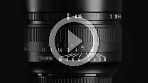 Vidéo tuto objectif Artisan à grande ouverture (f/0.95)