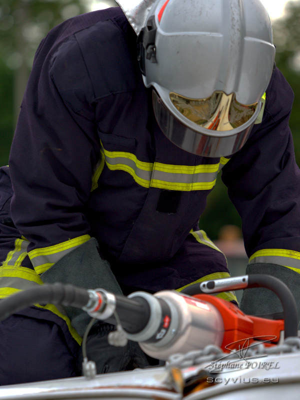 Photo pompiers désincarcération