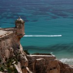 Photo d'un rempart de la citadelle d'Alicante