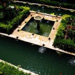 Photo des jardins du Généralife dans l'Alhambra