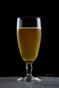 Photo studio verre de bière