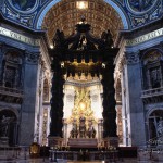 Photo intérieur de la Basilique Saint-Pierre à Rome