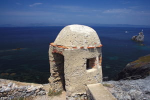 Photo du fort sur l'île de Porquerolles