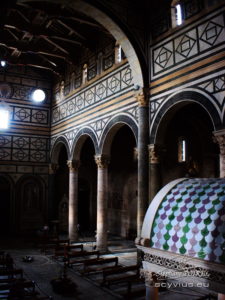 Photo nef église San Miniato à Florence