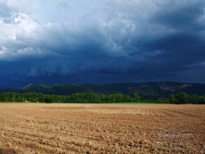 Photo orage sur la Montagne Noire