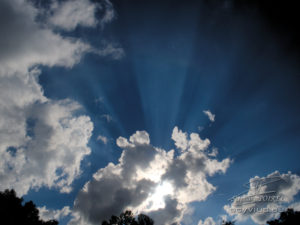 Photo soleil et nuages