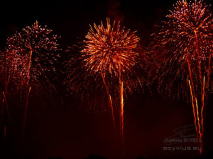 Photo feu d'artifice de la cité de Carcassonne 2018