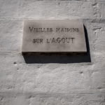 Photo plaque des vieilles maisons sur l'Agout à Castres