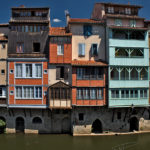 Photo des vieilles façades sur l'Agout à Castres