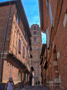 Photo cathédrale d'Albi depuis le quartier Castelviel