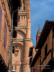 Photo détail cathédrale Sainte-Cécile à Albi