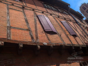 Photo façades quartier Castelviel à Albi