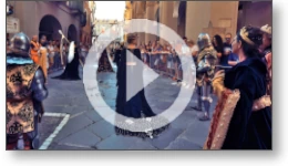 Captation vidéo du défilé médiéval il Palio di Asti (Piémont – Italie)