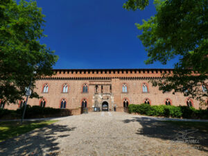 Façade du Castello de Pavie